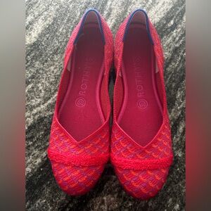 Rothy's Red and Blue Flats